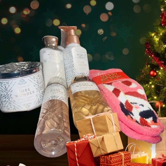 Limited Edition Bath and Body Works Iridescent Pure Wonder Tote Bag Gift Set - Picture 12 of 14